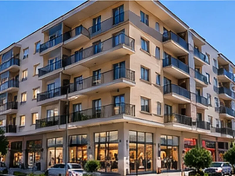 Edificio residenziale con negozi