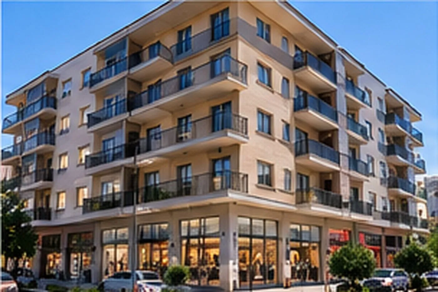 Edificio residenziale con negozi – 1