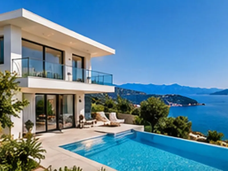 Villa con piscina a Dhermi