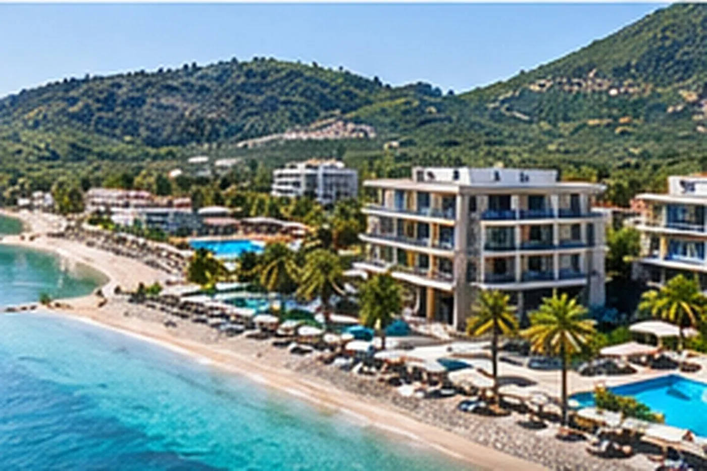 Resort fronte mare a Dhermi – 1