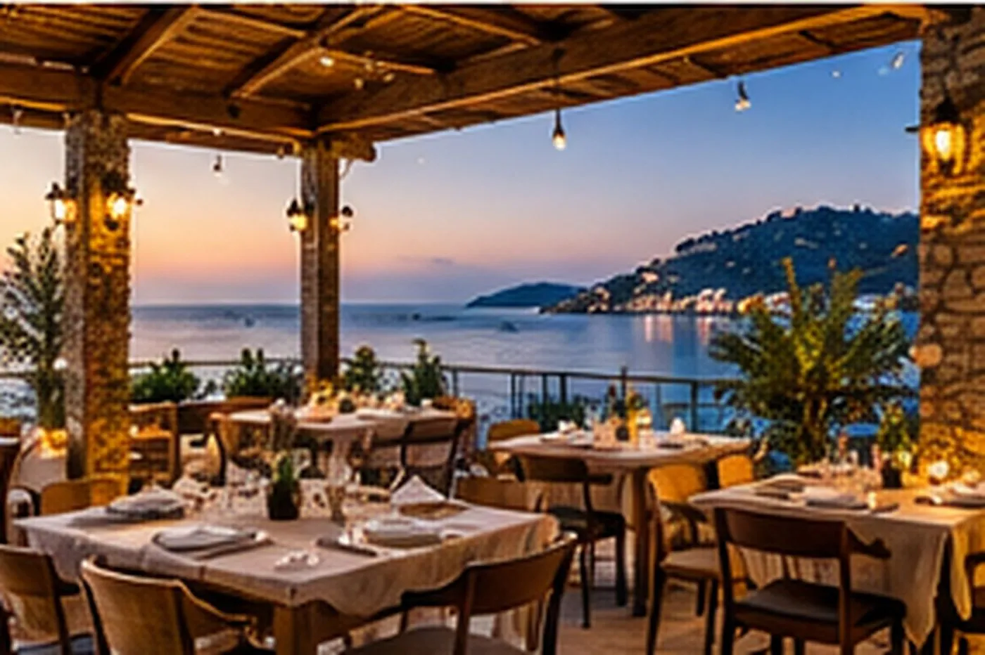 Ristorante con veranda sul mare – 1